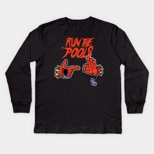 Run the 'Pools Kids Long Sleeve T-Shirt